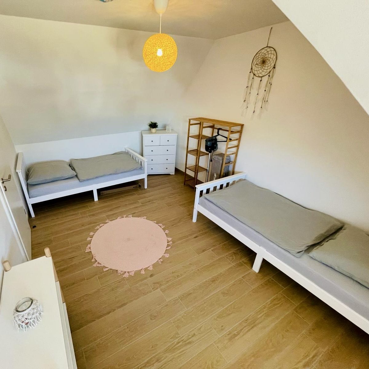 Ferienhaus Mühlenperle zweite Schlafzimmer